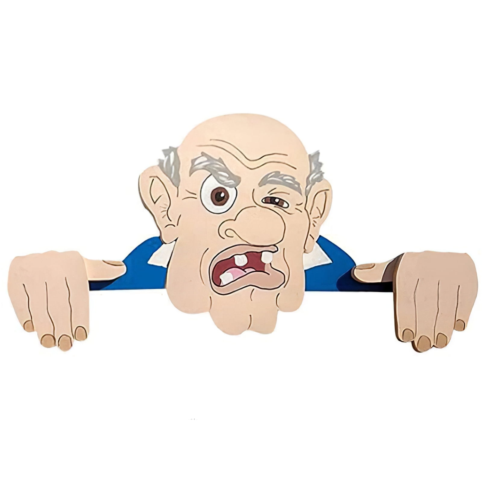 ViiTech Lady Yard Sign Plastic Old Man Garden Ornament Interested Lady