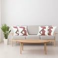 thumbnail image 4 of Ambesonne African Throw Pillow Cover 4 Pack, Zulu Woman Bandage Dress, 20", Dark Coral Chocolate, 4 of 5