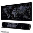 thumbnail image 7 of World Map Gaming Mouse Pad Large, Large Gaming Mouse Pad, Black World Map Desk Long Mouse with Keyboard Mouse Pads, Mat, 7 of 7