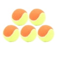 thumbnail image 3 of Tennis Ball Set, Wear Resistant Pressure Relief Environmental Friendly 5PCS Rubber Elastic Balls Easy To Hold With Fabric Finish For Office Games Orange,Green, 3 of 8