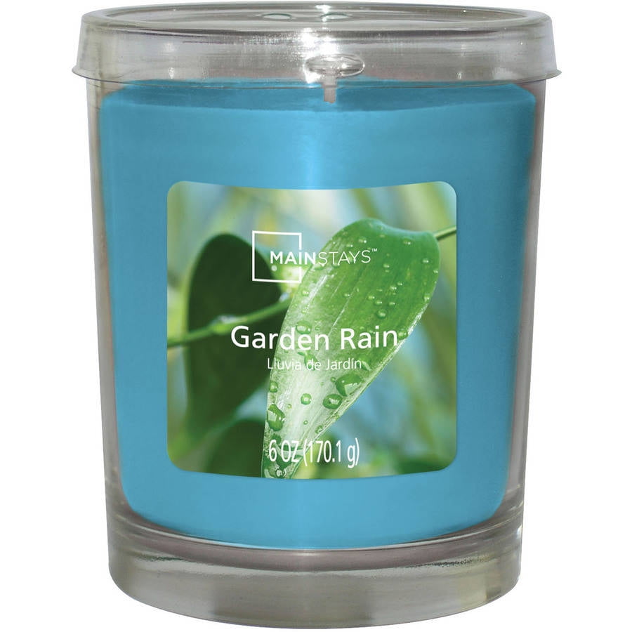 Mainstays Jar Candle, Garden Rain, 6 oz