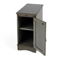 thumbnail image 3 of Butler Specialty Company Harling Cabinet End Table - Silver Satin Gray, 3 of 9