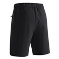 thumbnail image 4 of Gym Mens Shorts Summer Athletic Shorts Elastic Waist Beach Shorts Solid Color Loose Shorts with Pockets, 4 of 4