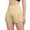 Khaki, variant on vigerkar 2025 Women's High Waist Slim Fit Pocketed Cargo Shorts for Summer Casual Comfort Shorts for Women Black, L
