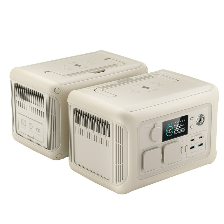 ALLPOWERS R600 ポータブル 電源 600W 299Wh ALLPOWERSポータブル電源R600【絶賛販売中】ブラックとパール