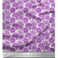 thumbnail image 1 of Soimoi Poly Georgette Fabric Circle & Mandala Print Fabric by Yard 42 Inch Wide, 1 of 1