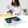 thumbnail image 5 of Christmas Jewelry Organizer Box: PU Leather, with Removable Compartment, Portable - Jewelry Box and Organizer Box, 5 of 6