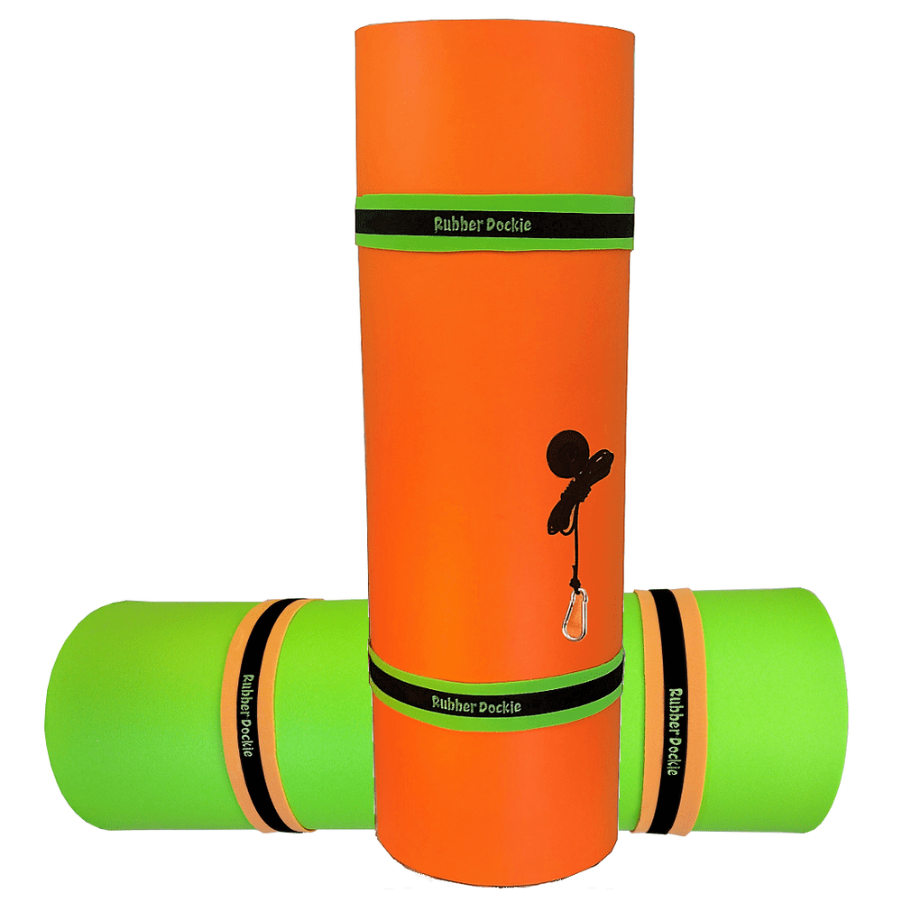 Rubber Dockie 18x6 ft Floating Mat Water Pad for Boats, Lakes, Rivers - Walmart.com - Walmart.com