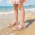 thumbnail image 3 of SGMVNU Little Girls Jelly Sandals Closed Toe Soft Rubber Sole Water Beach Shoes Summer Mary Jane Kids Princess Dress Flat, Size 2.5-3 Years, White, 3 of 6