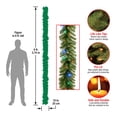 thumbnail image 4 of National Tree Company Pre-Lit Artificial Christmas Garland, Green, Norwood Fir, Multicolor Lights, Plug In, Christmas Collection, 9 Feet, 4 of 5