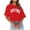 Red, variant on Summer Womens Casual Short Sleeve Crewneck T Shirts Lightweight Soft Casual Letter Print Tops Clothes 04 Women's Athletic Tops Light Long Sleeve Long Sleeve Tees for Women Pack Womens Short Sleeved