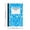 Blue, variant on Journal Notebook for Women & Men, Wide Ruled Composition Book, 5.47×8.19in Notebook with 60 Pages, Built-In Reference Charts & Weekly Schedule Table for Office Meeting Notes & Daily Journaling