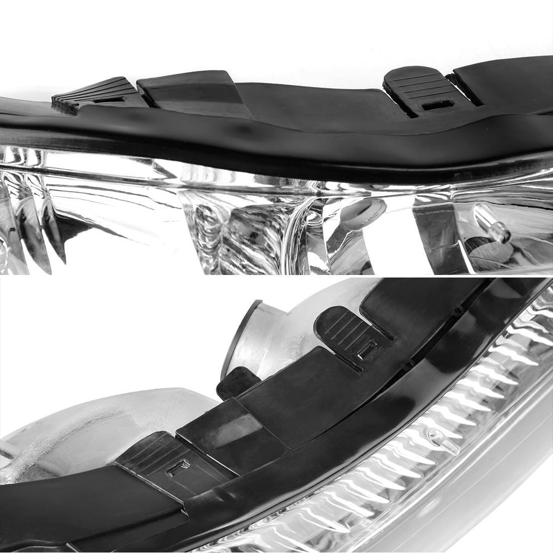 RVNI Headlights Assembly for Chevy Malibu 1997-2003 Halogen Bulb ‎Front Headlamp Replacement Pair