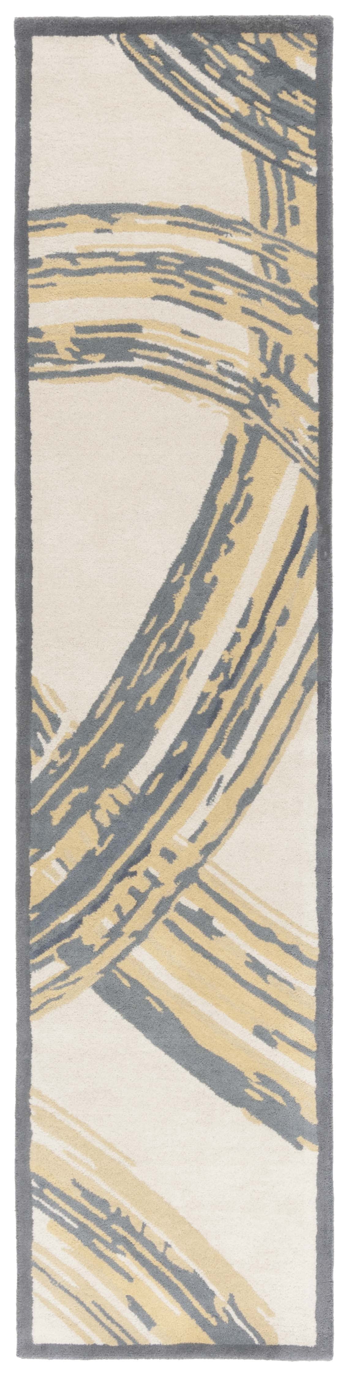 Safavieh Martha Stewart Trudi Abstract Runner Rug, Cement, 2'3" x 10'