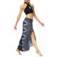 thumbnail image 2 of VISgogo Pantalones de pierna ancha de verano para mujer, pantalones sueltos sueltos de tiro medio con estampado bohemio con divisiones para yoga, playa, vacaciones VISgogo  moda, 2 of 7