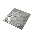 thumbnail image 4 of 5 pack Gray 11.8 in. x 11.8 in. Hexagon Polished Glass Mosaic Floor and Wall Tile (4.83 sq. ft./Case), 4 of 4