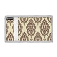 thumbnail image 2 of JIALIOU Nylon Trifold Card Wallet with ID Window Zipper Pocket for Men Women Teen Elegant Damask Pattern, 2 of 7