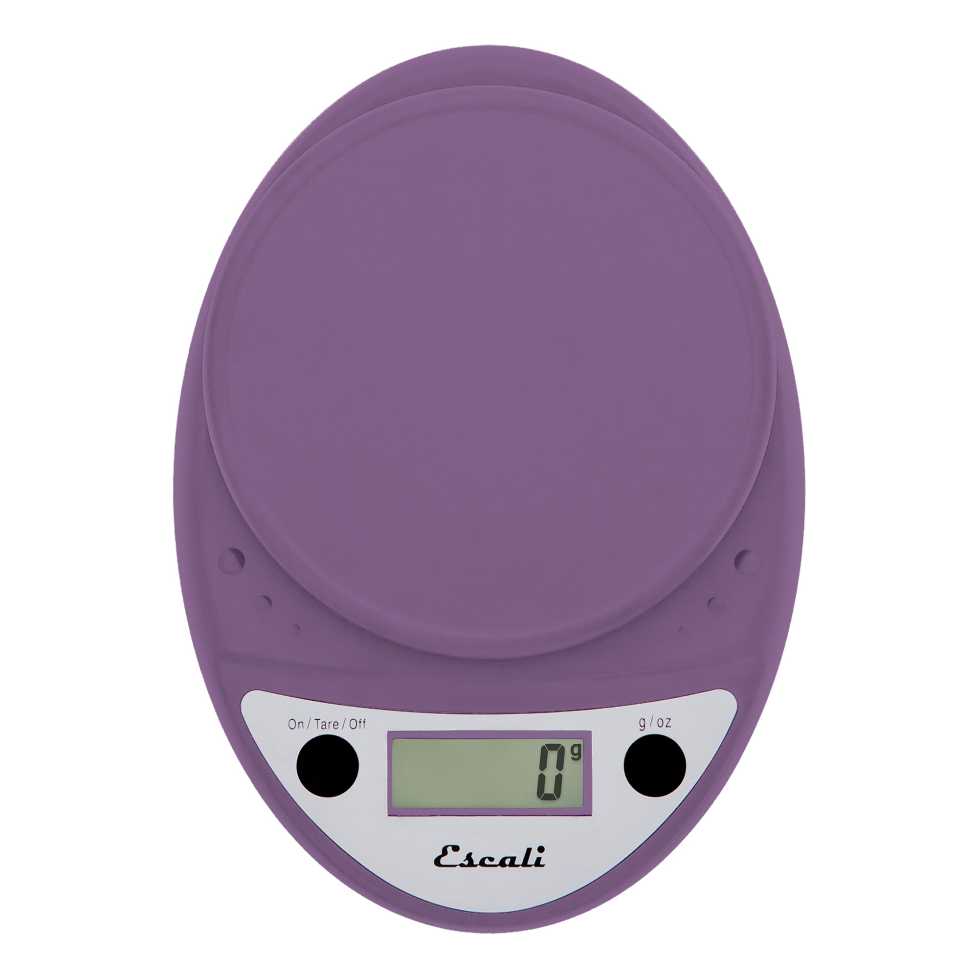 Escali Primo Digital Food Scale Multi-Functional Kitchen Scale and Baking Scale for Precise Weight Measuring and Portion Control, 8.5 x 6 x 1.5 inches, Lavender
