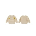 thumbnail image 2 of Michellecmm  Newborn Girl Boy Sweater Letter Lemon Embroidery Warm Knitted Pullover, 2 of 9