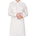 thumbnail image 4 of TRILOKI Mens Pathani Kurta Pajama Set Cotton Ethnic Traditional Wear, 4 of 7