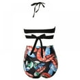 thumbnail image 7 of AJZIOJIRO Women and Girls Bikini Swimsuit Mother Daughter Family Matching Swimwear Bathing Suit Set, 7 of 7