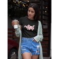 thumbnail image 2 of Cherry Blossoms On Branch T-Shirt Women -Image by Shutterstock, Female Large, 2 of 4