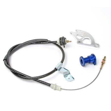 Mustang Clutch Cable (BBK PERFORMANCE 16095 96-04 FORD MUSTANG GT/COBRA ADJUSTABLE CLUTCH CABLE / ALUMINUM QUADRANT &)