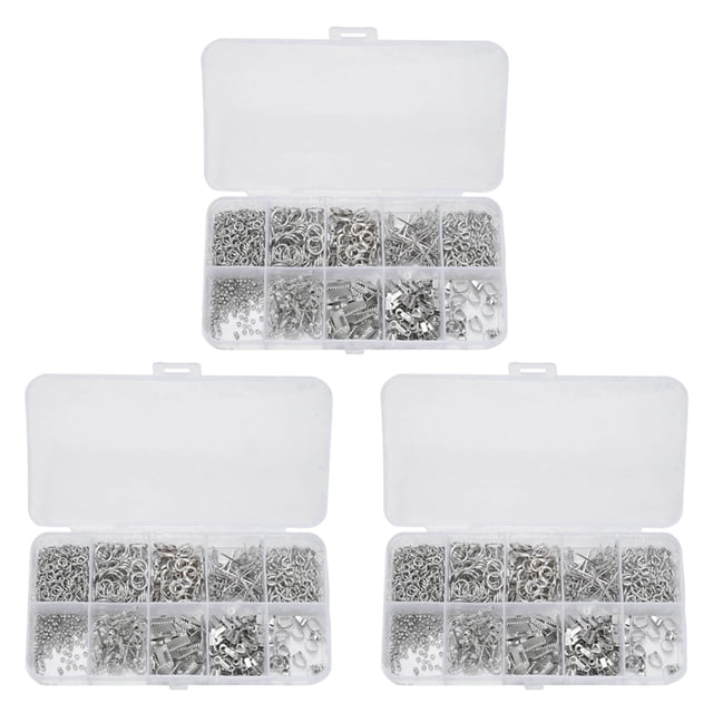 3X Conjunto de Hallazgos de Joyería Kit para Hacer Joyas Kit de de Resultados de Joyería Kit de Herramientas de Fabricación Y Reparación de Bisutería Alicates Herramienta