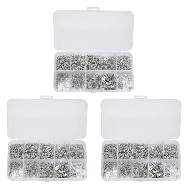 3X Conjunto de Hallazgos de Joyería Kit para Hacer Joyas Kit de de Resultados de Joyería Kit de Herramientas de Fabricación Y Reparación de Bisutería Alicates Herramienta
