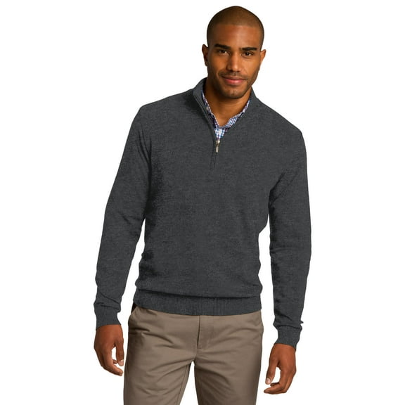 Port Authority SW290 1/2-Zip Sweater, Mens Cardigans and Zip-up Sweaters
