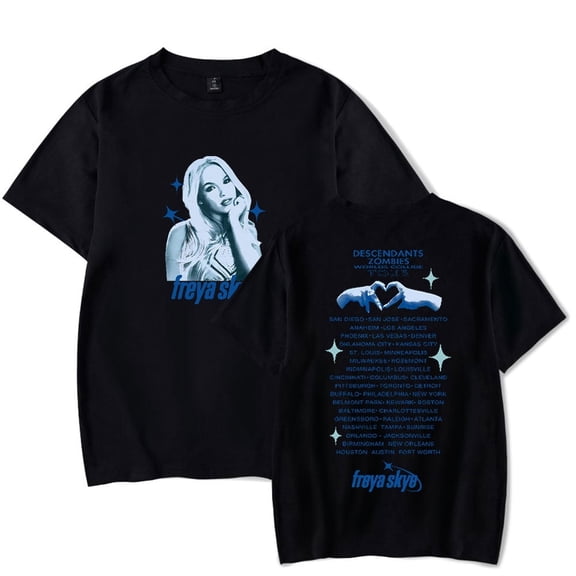 Freya Skye 2025 Tour Merch Unisex T-Shirt, Casual Round Neck Short Sleeve Tee for Men and Women