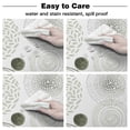 thumbnail image 5 of Pine Leaves Red Pine Cones Texture Tablecloths for Dining Table Waterproof Round Table Cover for Kitchen Living Room, 5 of 6