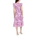 thumbnail image 2 of Sail to Sable womens  Midi Dress, l, Purple, 2 of 3