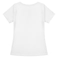thumbnail image 6 of KHONTS Women's Short Sleeve Tops Summer Lace Trim Square Neck Slim Fitted Tees Going out Basic 20s T Shirts White XS, 6 of 6