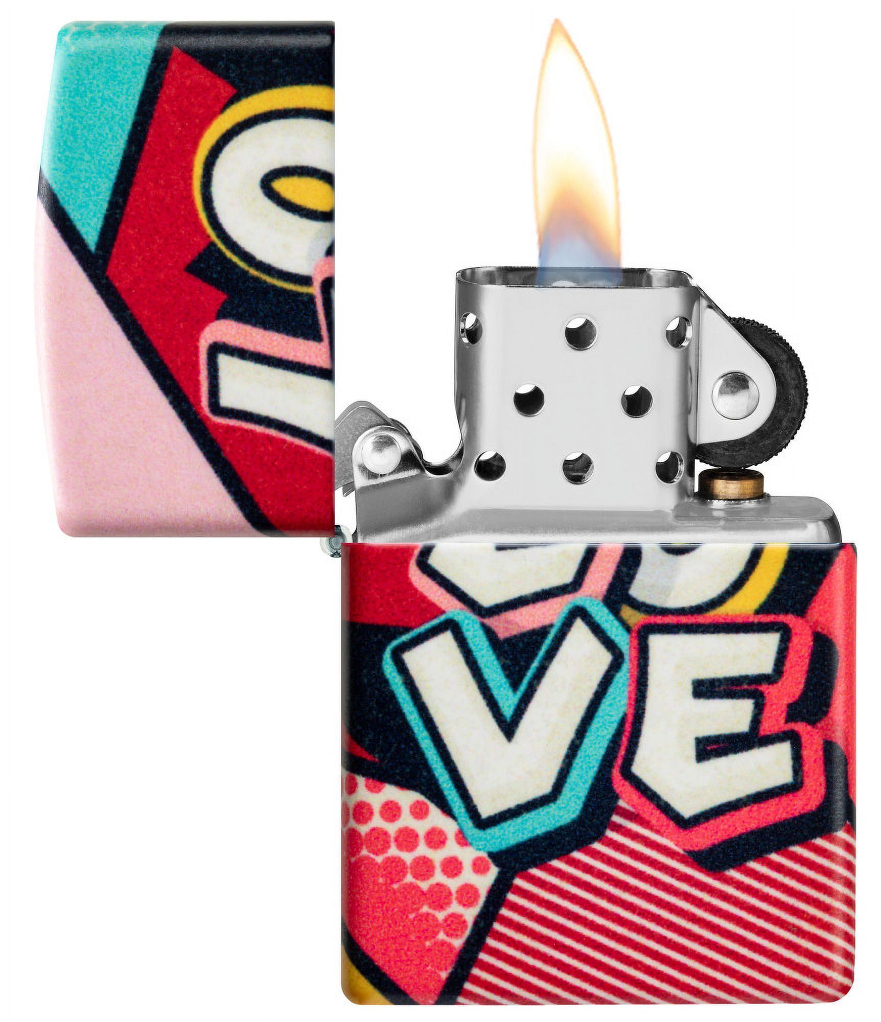 Zippo Love Design 540 Matte Pocket Lighter