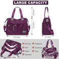 thumbnail image 4 of Bolso de mano para mujer,Bolso de hombro con múltiples bolsillos,Bolso de enfermera para el trabajo,Bolso cruzado grande,Bolso con asa superior de nailon de moda, 4 of 5