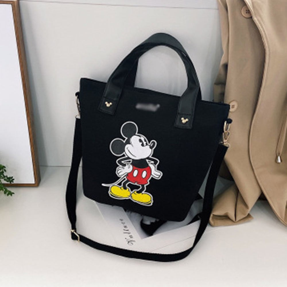 Canvas Bag Mickey Handbag Shoulder Bag Casual Large Capacity Mickey