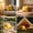 Yellow, variant on PiGOGI Outdoor Waterproof Pillow Cover Solid Color Polyester Throw Pillow Case for Patio Garden