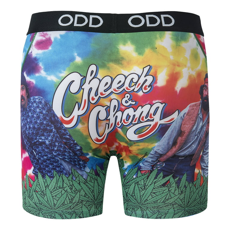 Odd Sox Men's Novelty Underwear Boxer Briefs, Cheech and Chong, Funny  Graphic Prints -XX-Large 