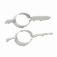 thumbnail image 3 of 1Set for - X6 E71 E72 2008-2014 Front Bumper Fog Light Grill Cover Trim 51117188385 51117188386, 3 of 5