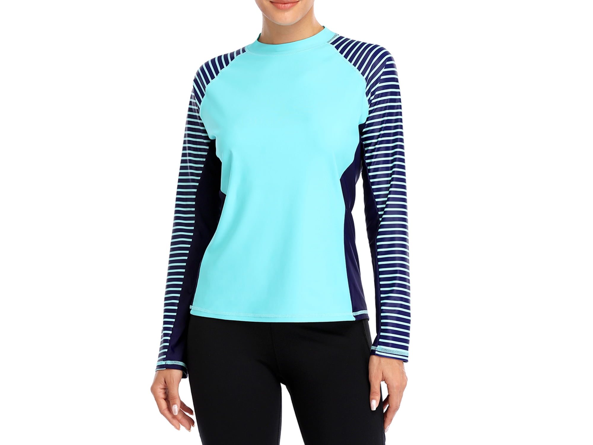 Rash Guards BALEAF Mens Basic Long Sleeve Rashguard UV Sun Protection