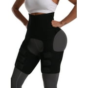 SAYFUT Womens Waist Trainer Shaping Neoprene Thigh Shaper High Waist Ultra Light Thigh Trimmer Butt Lifter Shapewear Hips Enhances Belt
