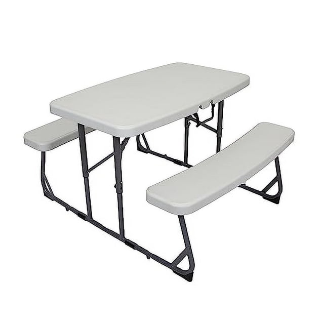 Stansport Mesa de picnic compacta para niños (G-940), color blanco