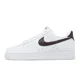 thumbnail image 2 of Nike Air Force 1 07 AF1 White Burgundy Crush Men Casual Shoes Sneaker FJ4146-112, 2 of 6