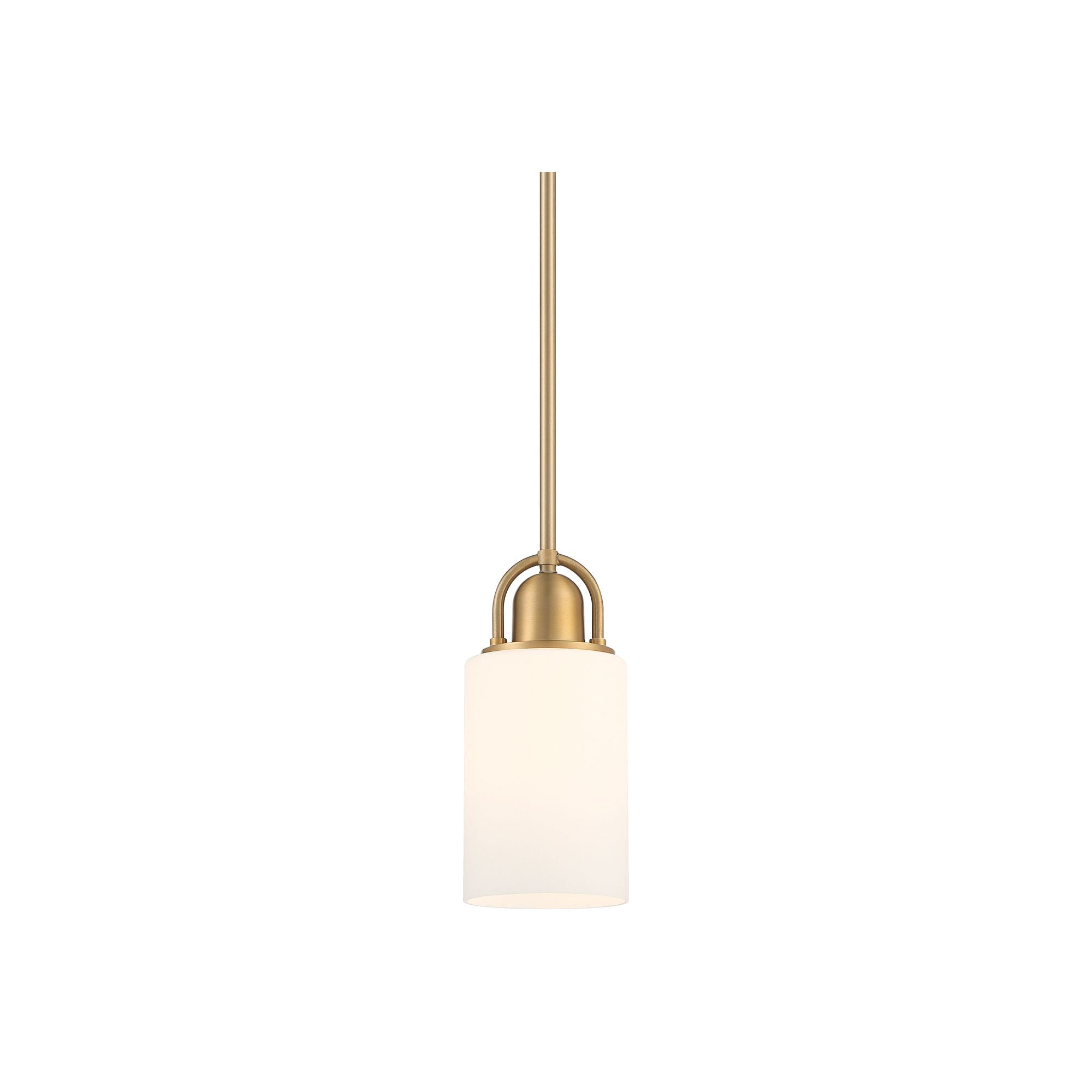 Possini Euro Design Copenhagan Warm Brass Mini Pendant Light 4 3/4" Wide Modern Opal White Glass Fixture for Dining Room Kitchen