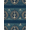 Navy Blue, Pattern 14, variant on ODIKA 8'x10' Washable Area Rug And Whale Motif With Vintage Compass Accents Nautical Anchor Refined Structured for Dining Room, Large Office, Lounge, Non-Slip Chair-Friendly Mat