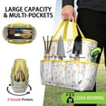 thumbnail image 2 of Garden Tool Bag,Pioneer Flower Floral Print Pattern Garden Tool Organizer,Garden Gifts,Waterproof Multi-Pocket Garden Tool Storage 11.8x5.5x11.4 Inch(Tools NOT Included), 2 of 6