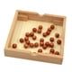 thumbnail image 5 of Juego de mesa de solitario con clavija de madera, decoración para sala de estar con 33 clavijas de bolas de cristal, juego familiar educativo clásico, 5 of 9