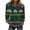 #0028-Green, variant on Pincandy Women's St. Patrick's Day Print Round Neck Long Sleeve Sweatshirt