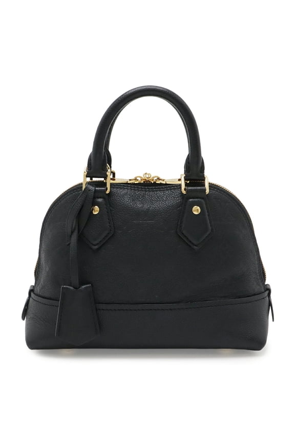 Pre-Owned LOUIS VUITTON Louis Vuitton Monogram Empreinte Neo Alma BB Handbag Noir Black...